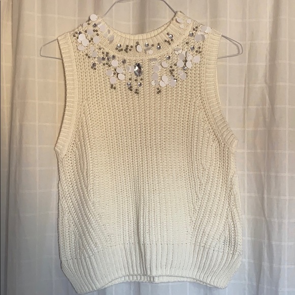 H&M sweater vest with sparkles - Picture 1 of 2